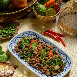 ผัดกะเพราหมูสับ