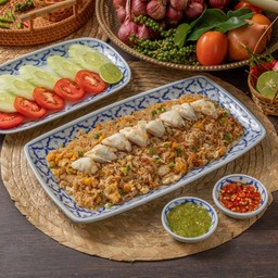 ข้าวผัดปู (เนื้อปูก้อน)