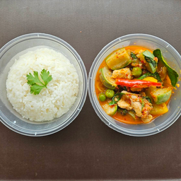 ข้าว แกงป่าไก่