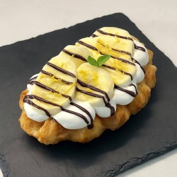 ครอฟเฟิลกล้วยคาราเมล