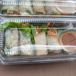 เมี่ยงโรลปลาทู+สามชั้น (4ชิ้น)