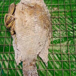 ปลาเผาชุดเล็ก+น้ำจิ้ม+ขนมจีน+ชุดผัก