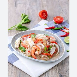 ส้มตำซัมเมอร์+ตามสั่ง+น้ำชงปังปิ้ง+ของทอดกินเล่น