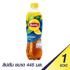 ลิปตันชา มะนาว+ น้ำแข็ง