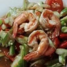 ตำแตงกุ้งสุก