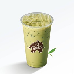 กรีนทีลาเต้เย็น (Iced Green Tea Latte)