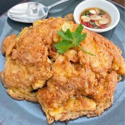 ข้าวไข่เจียว2ใบ +หมูสับ