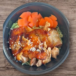 บะหมี่แห้งไก่อบเทอริยากิ