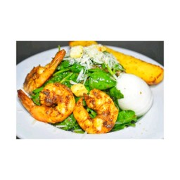 Spinach Salad with Blackened Shrimps
