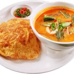 ข้าวไข่เจียวและต้มยำรวมมิตรน้ำข้น(อาหารชุด ครัวไทย 59)