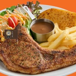 สเต๊กคูโรบูตะพอร์คชอป เม็กซิกัน