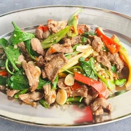 ผัดใบยี่หร่า