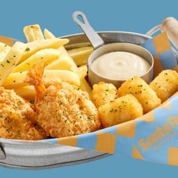 กุ้งทอด แฮชบราวน์ เฟรนช์ฟรายส์