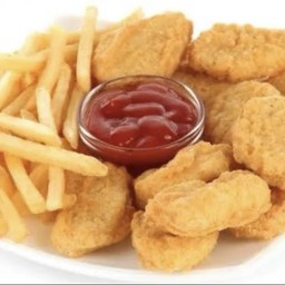 นักเก็ตไก่+เฟรนฟราย