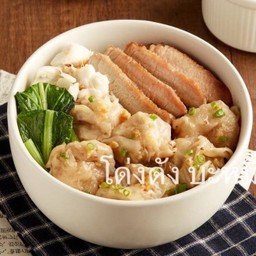 (D)-เกี๊ยวหมูหมูย่างหมูกรอบ