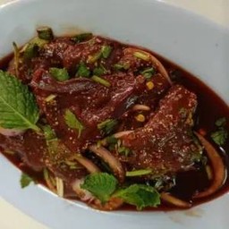 ก้อยตับวัว ( ดิบ)