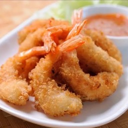 กุ้งชุบแป้งทอด