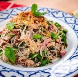 ลาบวุ้นเส้นหมูสับ