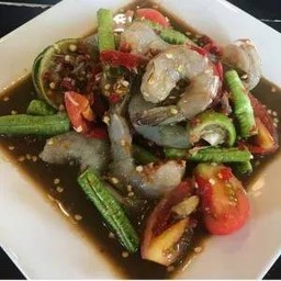 เกาเหลากุ้งสด(10 ตัว)