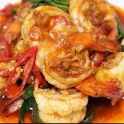 ผัดน้ำพริกเผา