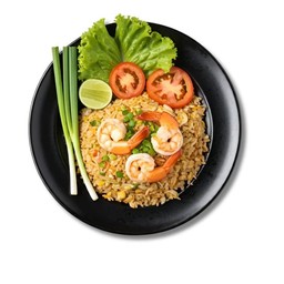 (D)-ข้าวผัดกุ้ง