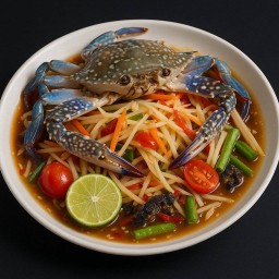 ตำปูม้า สด/สุก