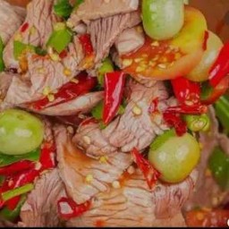 ตำเนื้อสะดุ้ง