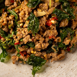 (กับข้าว)กะเพราไก่สับ/Hygienic Chicken Kaprow