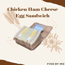 แซนวิชแฮมไก่ชีสไข่