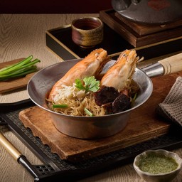 กุ้งอบวุ้นเส้น