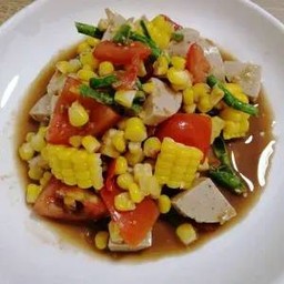 ตำข้าวโพดหมูยอ