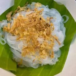 เส้นเล็กลวกคลุกกระเทียม