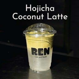 Hojicha Coconut Latte