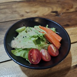 สลัดผัก(น้ำสลัดงา)