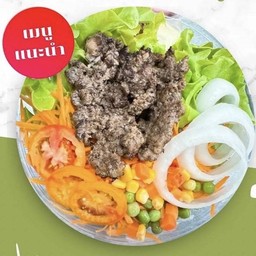 สลัดเนื้อพริกไทยดำ