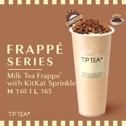 Milk Tea Frappe' with KitKat Sprinkle