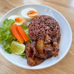 ข้าวผัดต้มยำหมูหวาน Protein 20g  Kcal 400