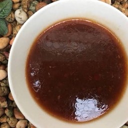 (D)-น้ำราดหมูแดง