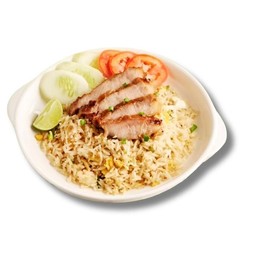 (D)-ข้าวผัดหมูย่าง