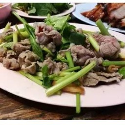 ลวกจิ้มเนื้อ+น้ำจิ้มแซ่บ