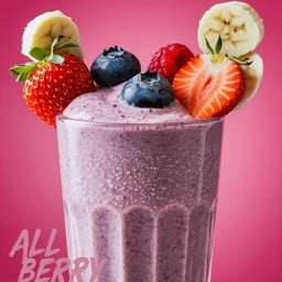 All Berry Bomb ( บลูเบอร์รี่ื + ราสเบอร์รี่ + สตรอเบอร์รี่ + กล้วย )