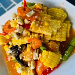 ตำข้าวโพดไข่เค็ม (ตำไทย)