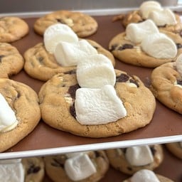 Marshmallow soft baked cookie