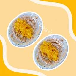 โตเกียวเนยถั่ว + ฝอยทอง  (2ชิ้น)