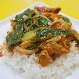 ผัดพริกเผา (ราดข้าว)