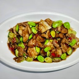 สามชั้นผัดสะตอกะปิ  ( M  )