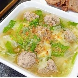 แกงจืดหมูสับ