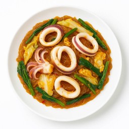 สุกี้แห้งหมึก