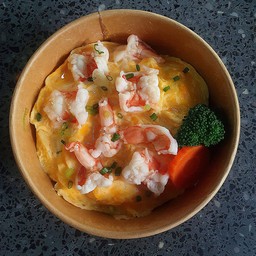 ข้าวไข่ข้นกุ้ง