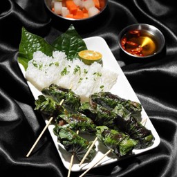 หมูย่างใบชะพลู